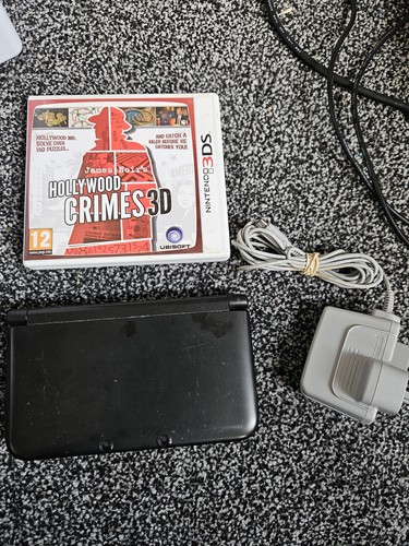 Schwarze nintendo 3ds - schwarze, xl