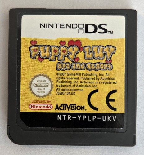 Nintendo game cart puppy - game,